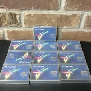 10 Fujifilm 160M 8MM Data Tape Cartridge 7GB / 14GB Atom Technology Japan